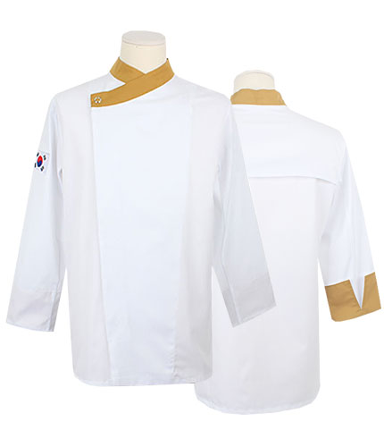 #zc1027 basic back-scape chef coat