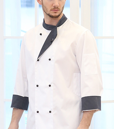 #zc1005 color scheme double chef coat